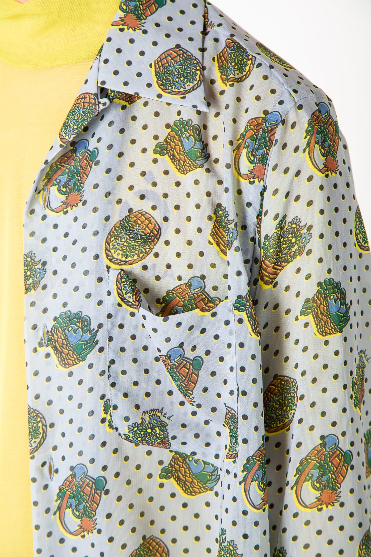 NOMA T.D. | CHIFFON BASKETS SHIRT - MAXFIELD LA