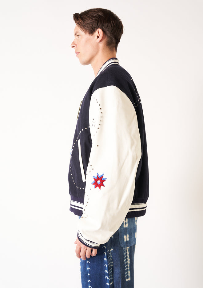 WALES BONNER | ASCEND VARSITY JACKET
