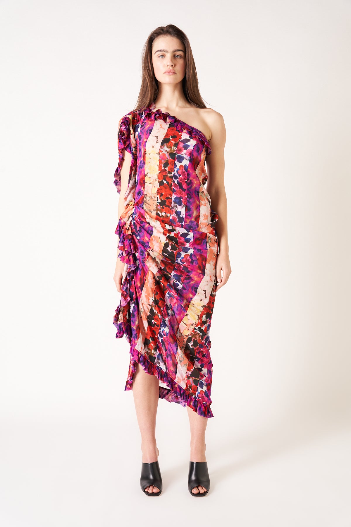 DRIES VAN NOTEN | ONE SHOULDER DRESS