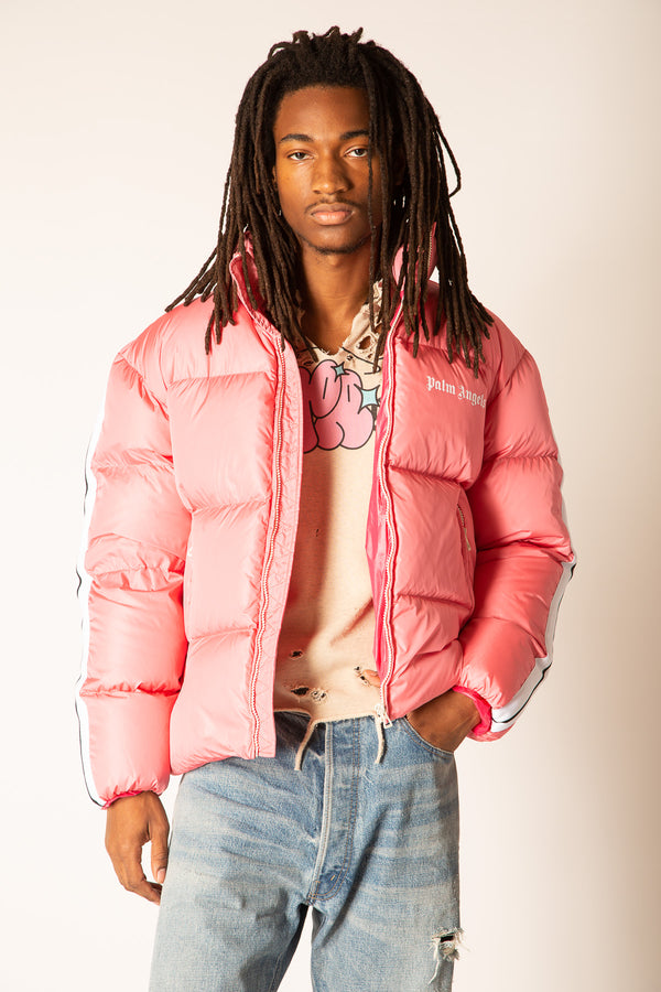 PALM ANGELS | CLASSIC TRACK DOWN JACKET IN PINK