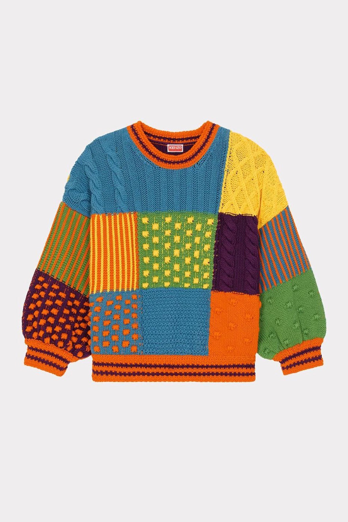 KENZO | PATCHWORK CABLE JUMPER - MAXFIELD LA