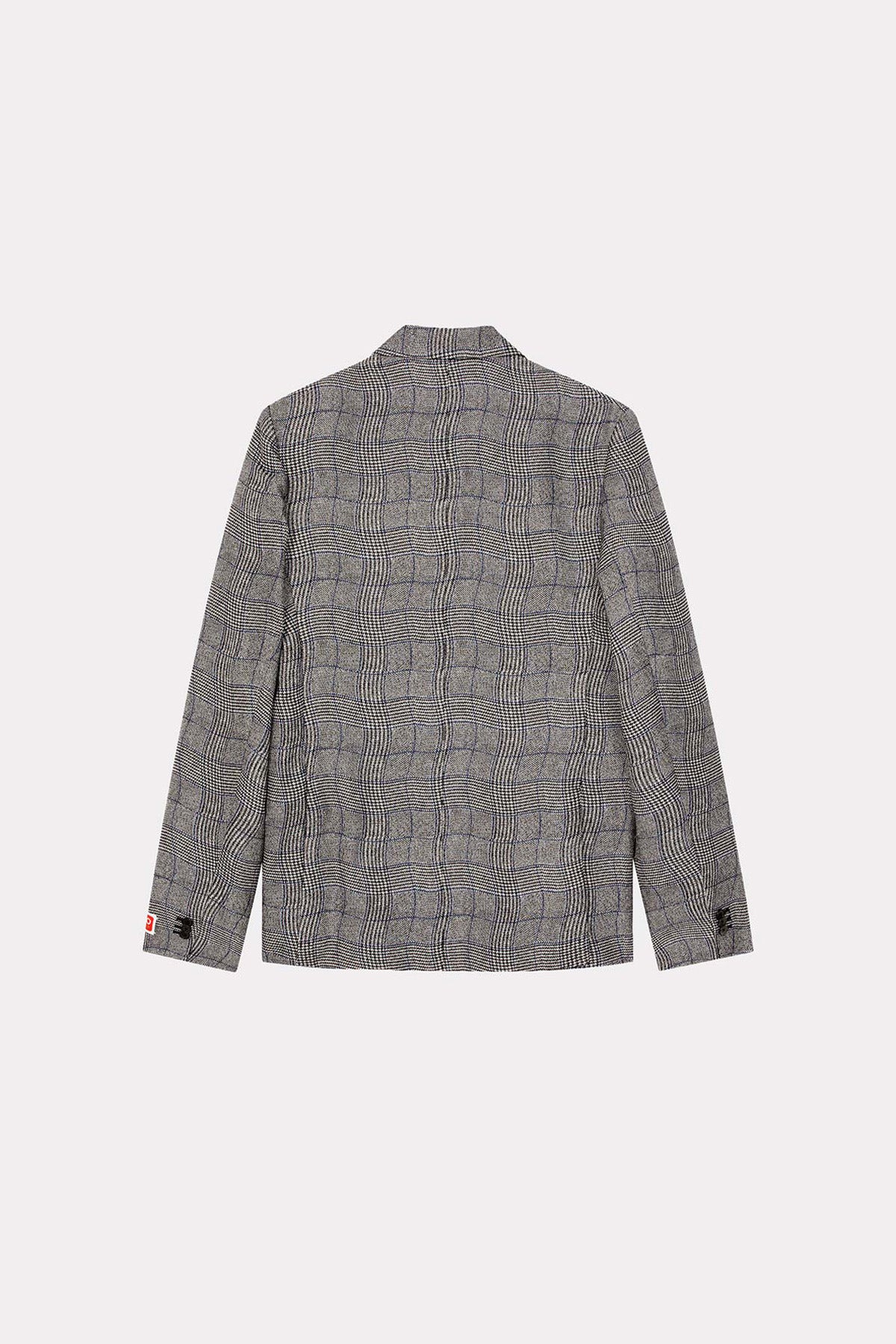 KENZO | WAVY CHECK DOUBLE BREASTED JACKET - MAXFIELD LA