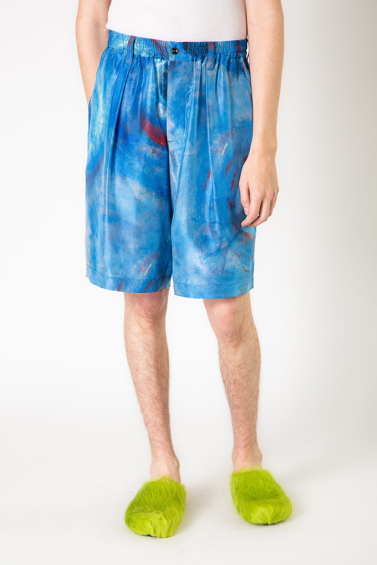 MARNI | SILK HABOTAI SHORTS - MAXFIELD LA