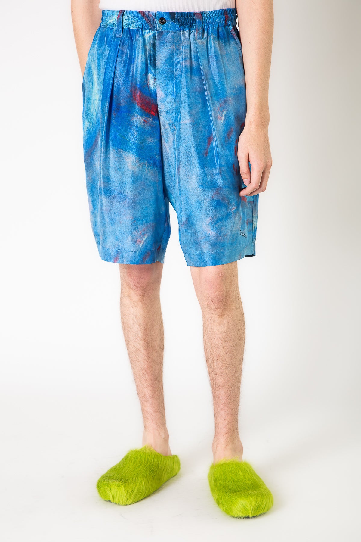MARNI | SILK HABOTAI SHORTS - MAXFIELD LA