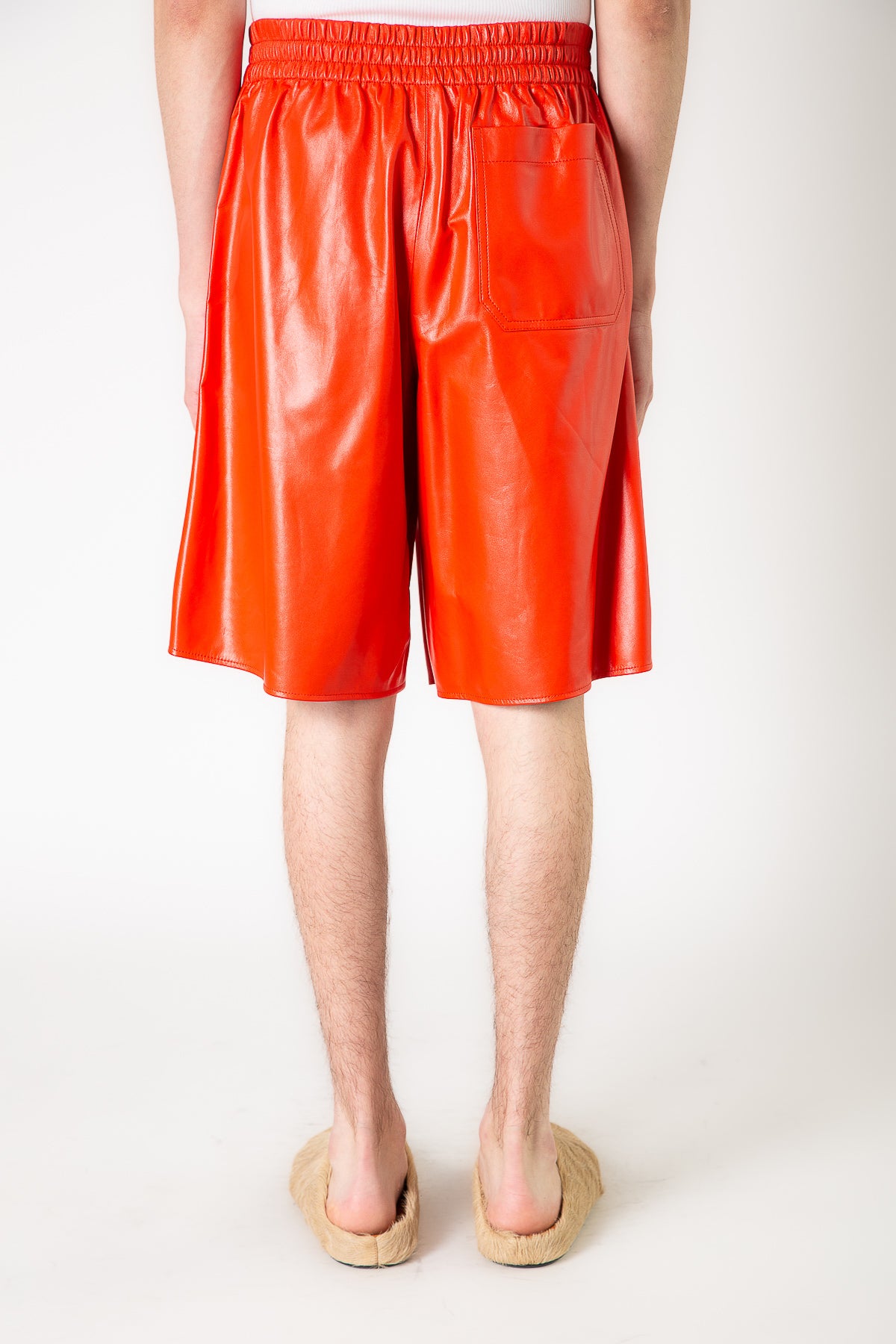 MARNI | LEATHER SHORTS - MAXFIELD LA