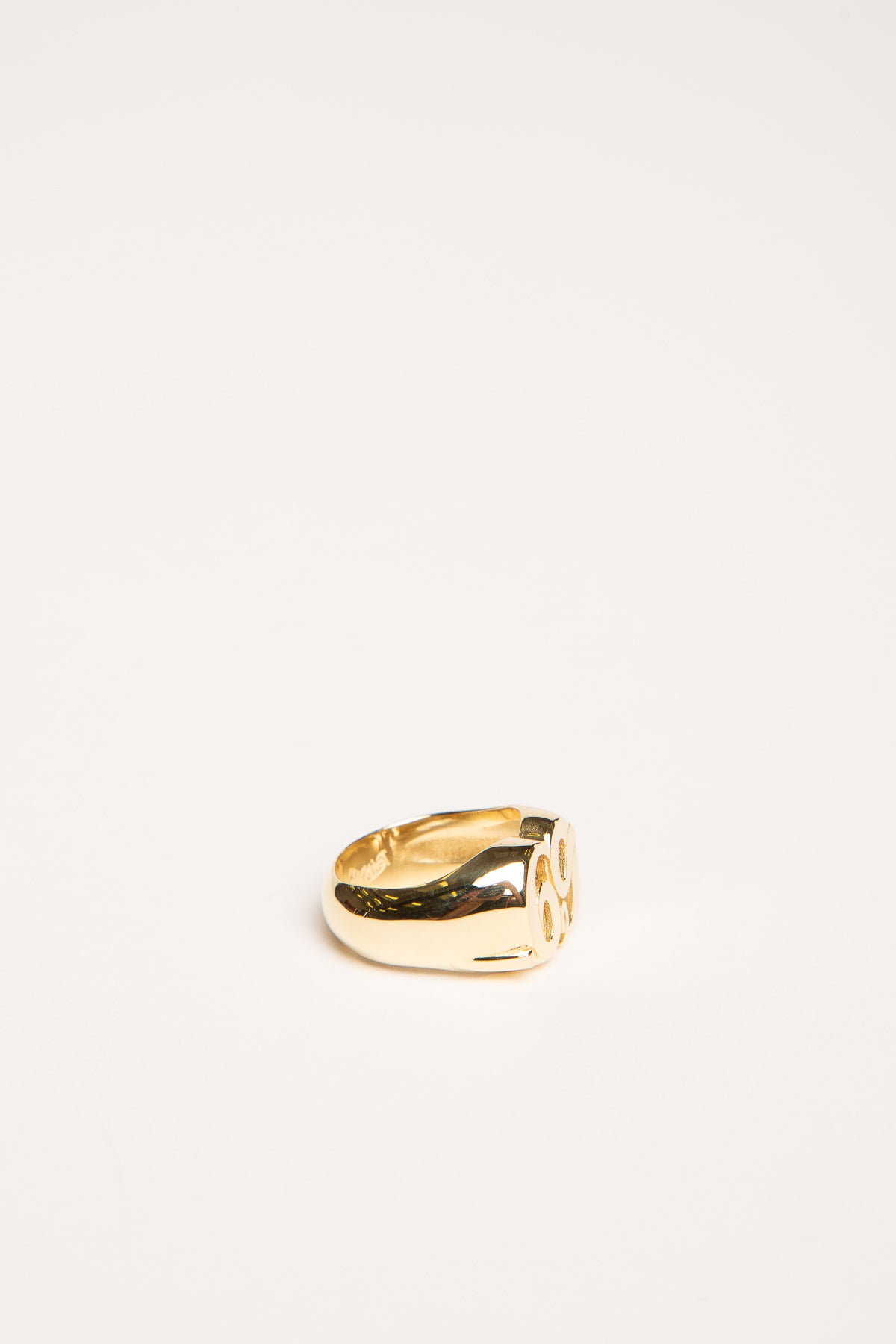 CHEMIST | YELLOW GOLD XS FACE 69 RING