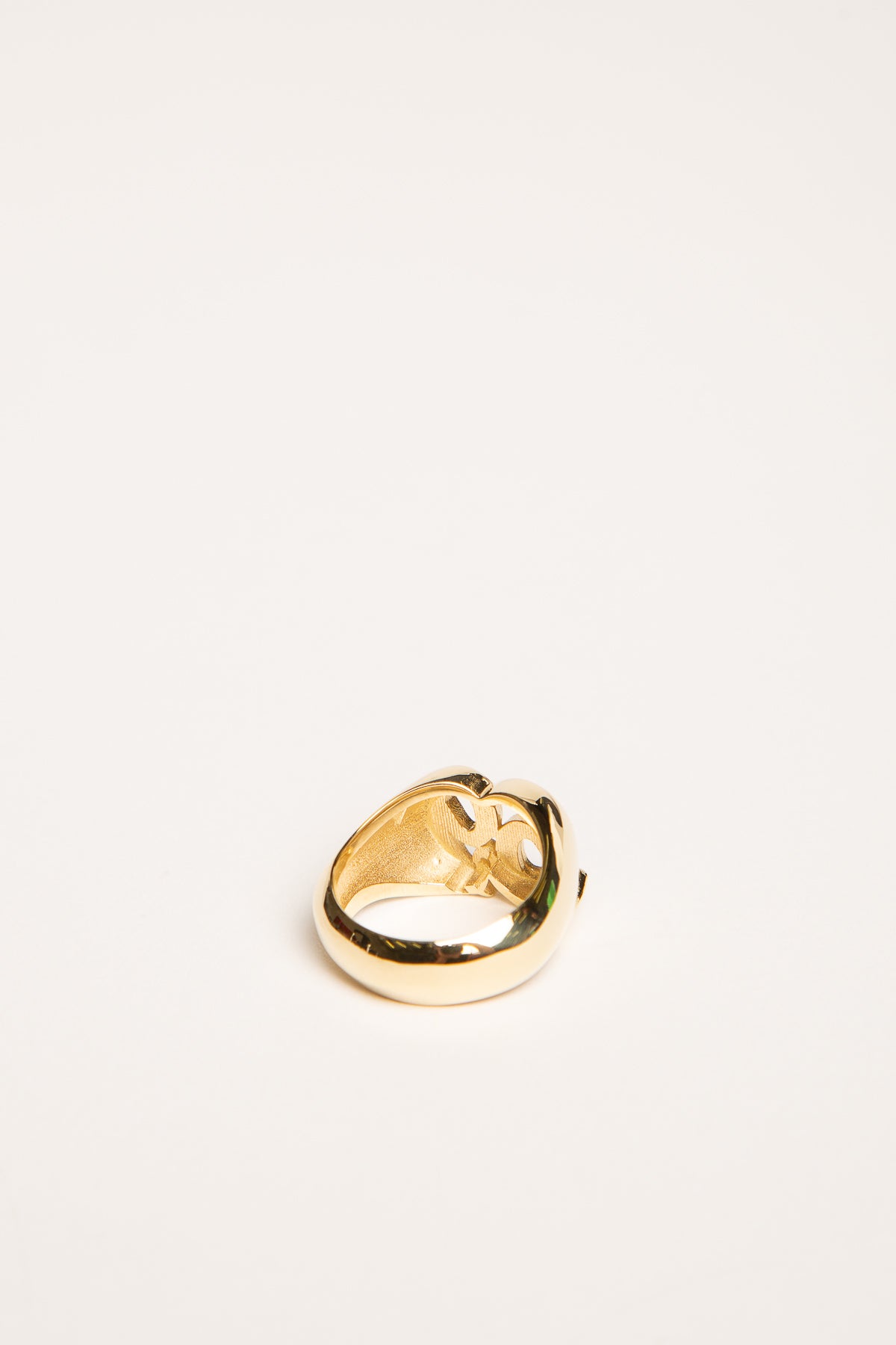 CHEMIST | YELLOW GOLD XS FACE 69 RING - MAXFIELD LA