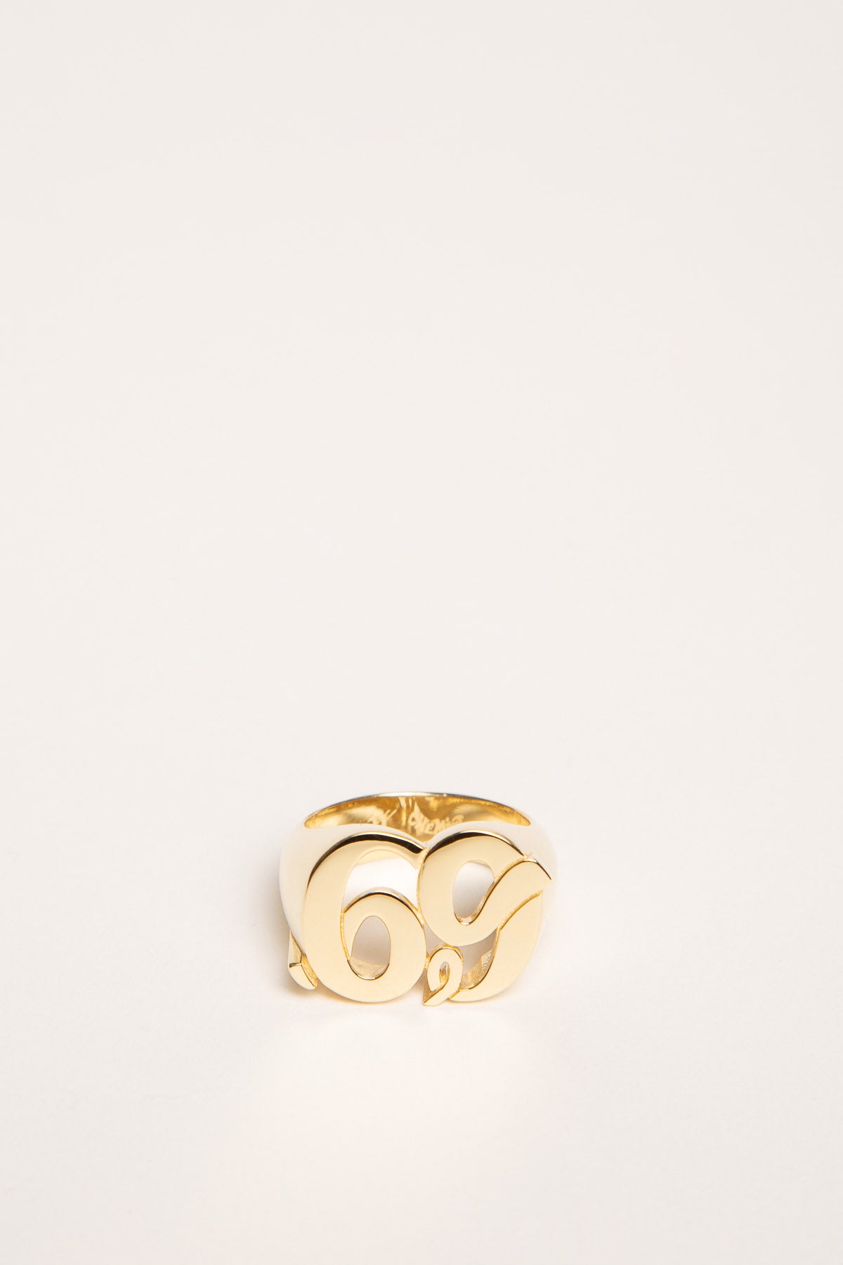 CHEMIST | YELLOW GOLD M FACE 69 RING