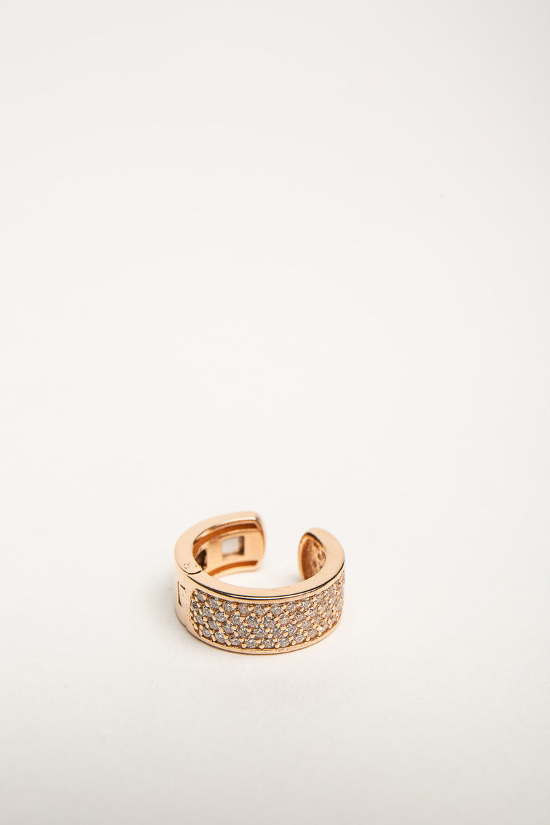 FIYA JEWELLERY | ROSE GOLD DIAMOND EAR CUFF