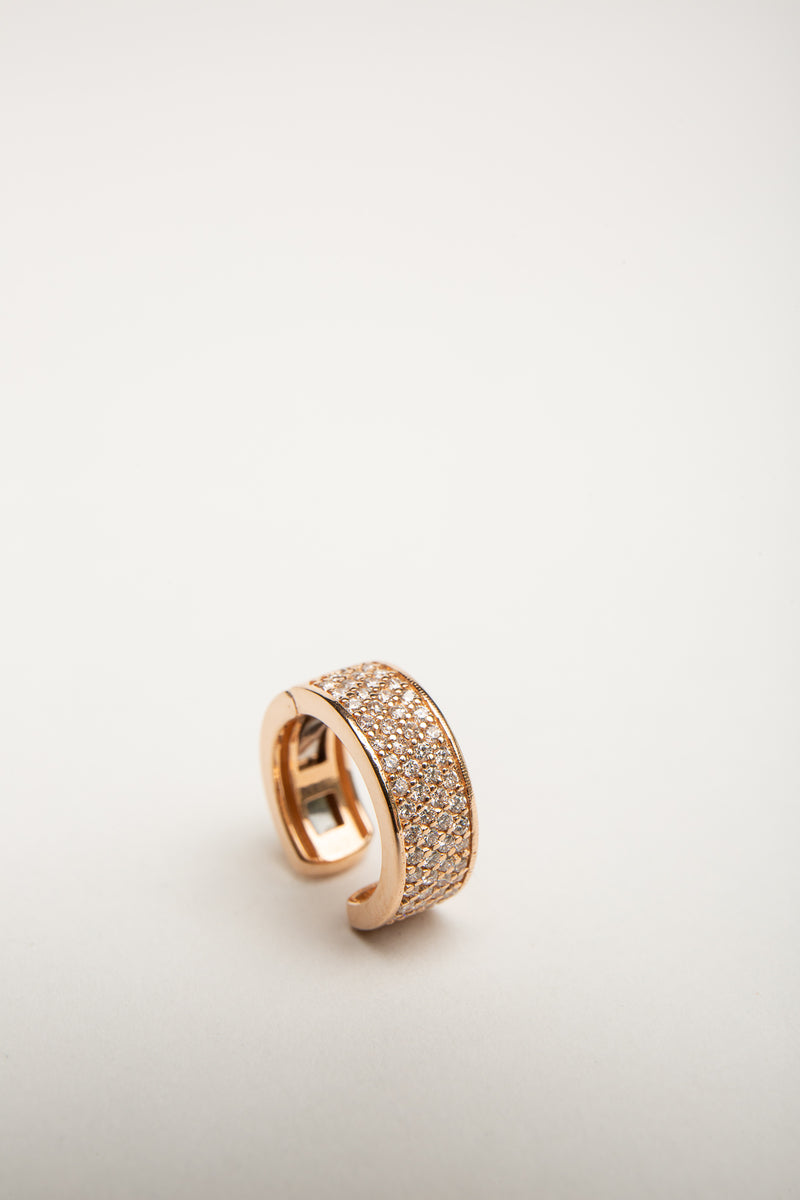 FIYA JEWELLERY | ROSE GOLD DIAMOND EAR CUFF