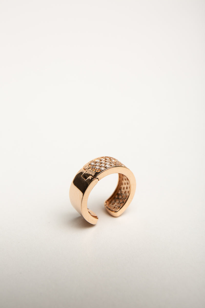 FIYA JEWELLERY | ROSE GOLD DIAMOND EAR CUFF