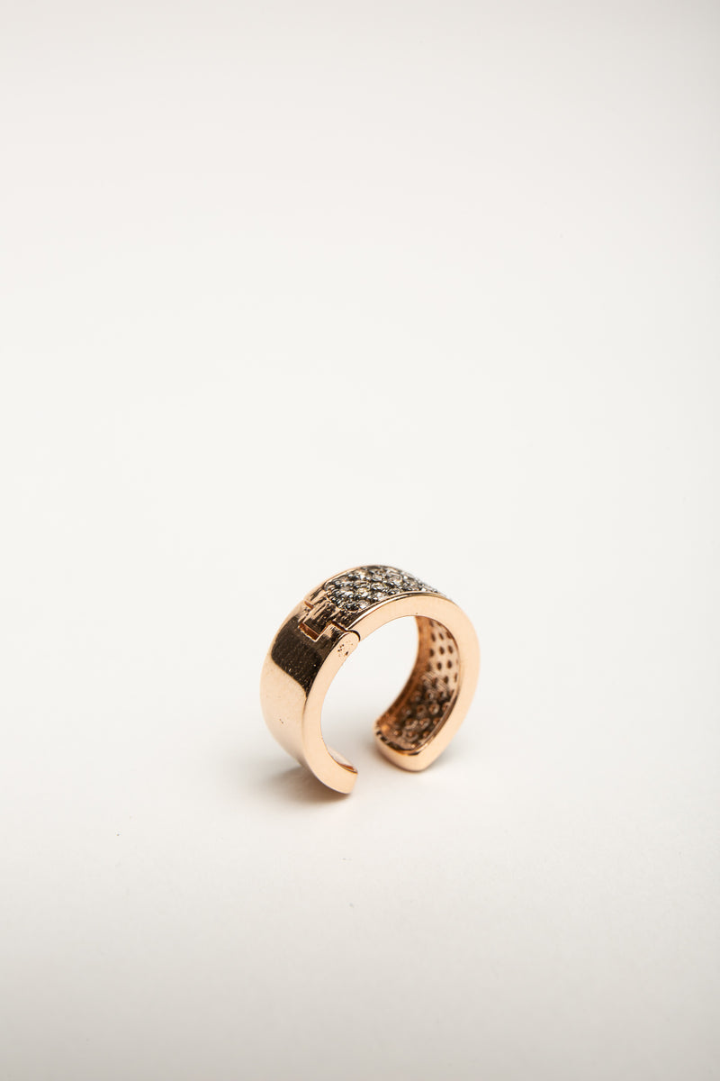 FIYA JEWELLERY | ROSE GOLD DIAMOND EAR CUFF